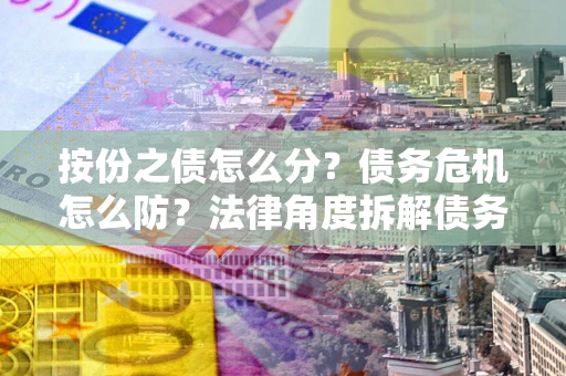 济南按份之债怎么分？债务危机怎么防？法律角度拆解债务分配与风险自保指南