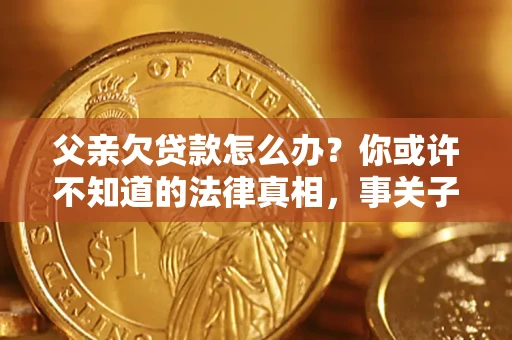 济南父亲欠贷款怎么办？你或许不知道的法律真相，事关子女未来