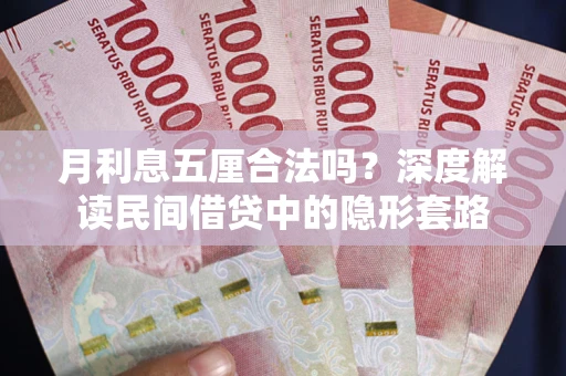 济南月利息五厘合法吗？深度解读民间借贷中的隐形套路