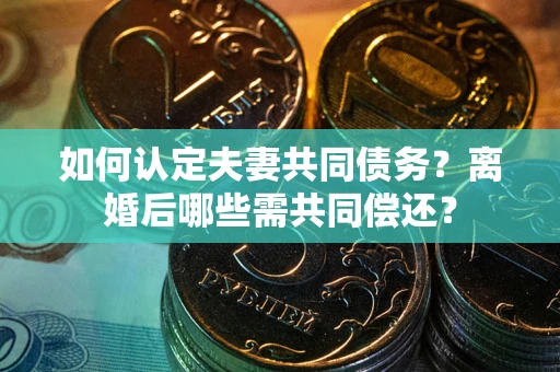 济南如何认定夫妻共同债务？离婚后哪些需共同偿还？