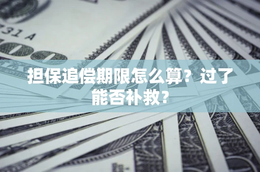 济南担保追偿期限怎么算？过了能否补救？